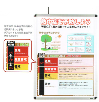 熱中症予防表示パネル 401B 無線式